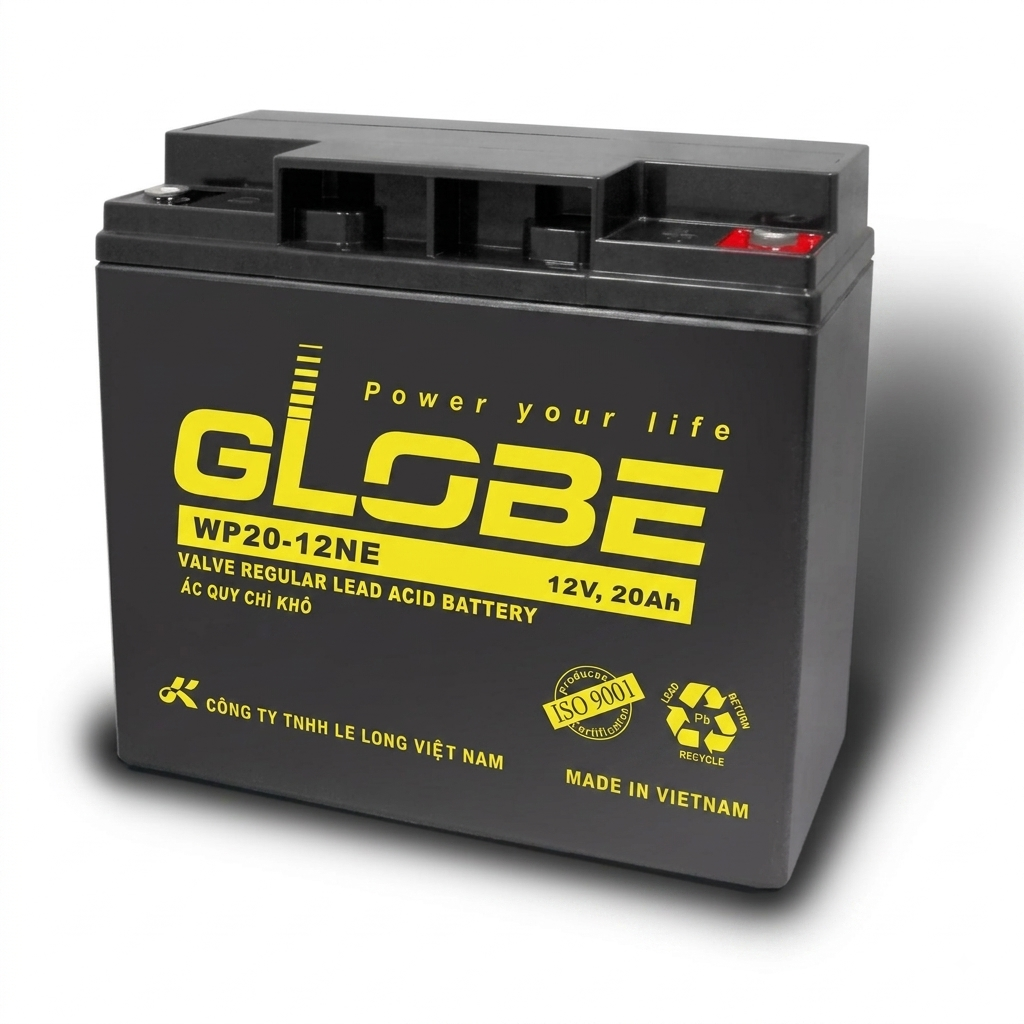 Ắc quy 12V-20AH GLOBE WP20-12NE